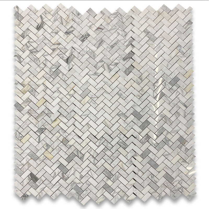 12" x 11" Marble Mosaic Wall and Floor Tile