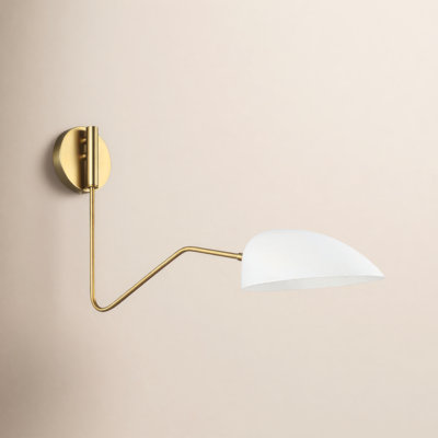 Adarna Steel Swing Arm Sconce