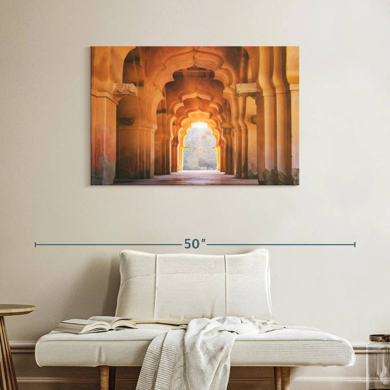 Lilie Archway Of Lotus Mahal, 26" H x 39" W