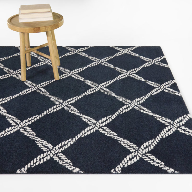 Tapis bleu marine Capri