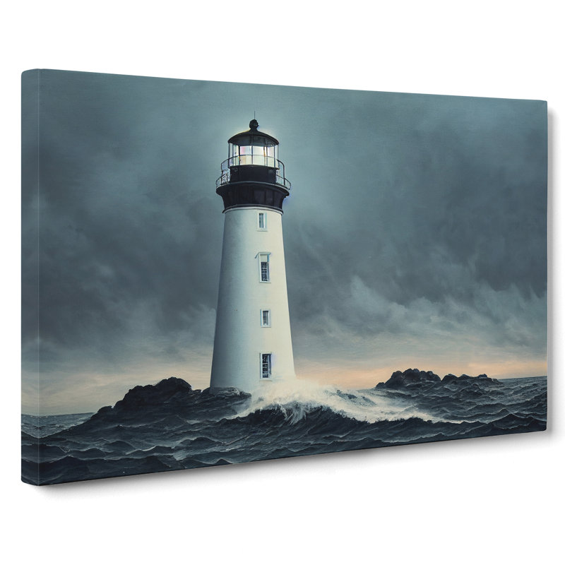 Masterful Lighthouse - Wrapped Canvas