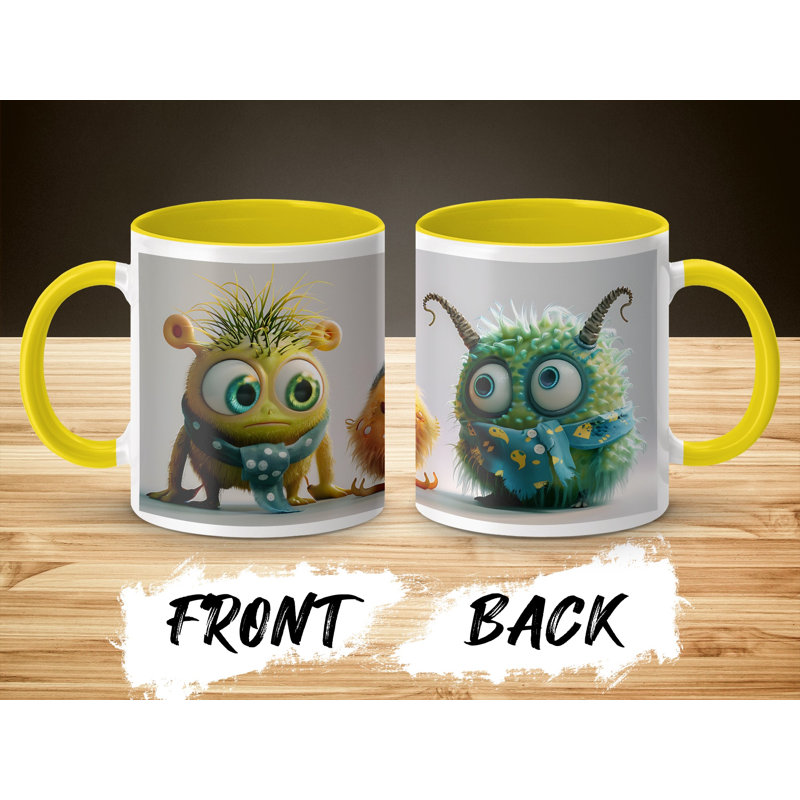 Ceramic Coffee Mug, Yellow
