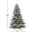 9' Lighted Spruce Christmas Tree