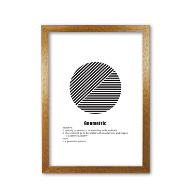 Geometric Meaning Textual Art Print By Pixy Paper by Pixy Paper - Print