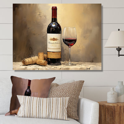 Bordeauxs Balance I - Décoration murale vin