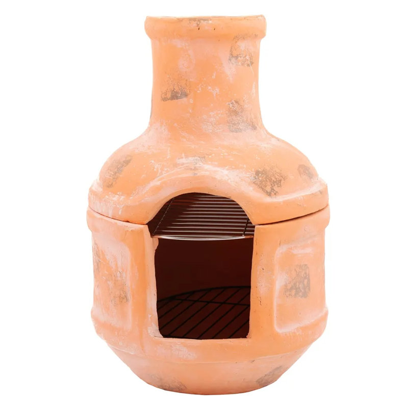 RedFire Fireplace Lima Clay Straw