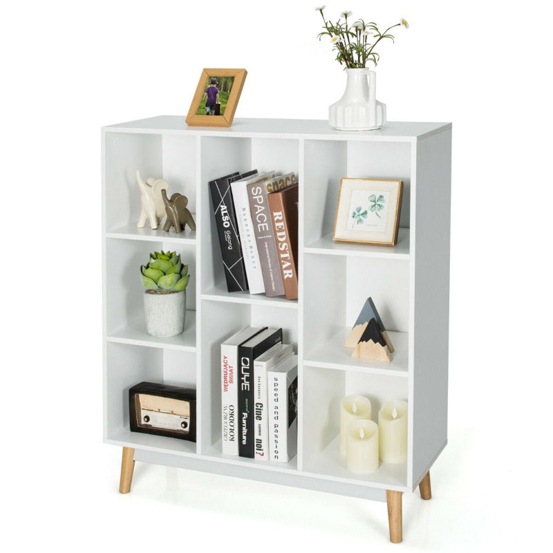 Nohoff 93cm H x 80cm W Bookcase, White
