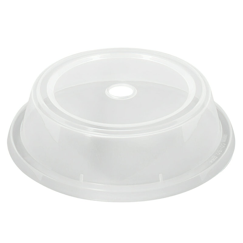 Couvre-assiettes rondes en plastique GET CO-90-CL, 9 po, transparent (ensemble de 12)