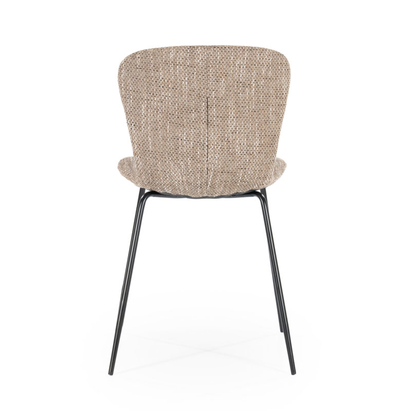 Upholstered Dining Chair, Brown