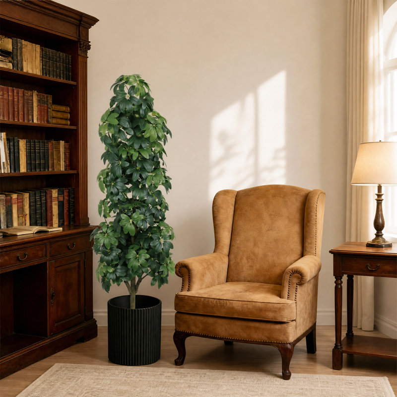 6 Ft Artificial Tree In Pot For Indoor And Outdoor Decor