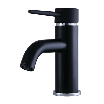Kingston Brass New York Single-Handle 1-Hole Deck Mount Bathroom Faucet with Push Pop-Up
