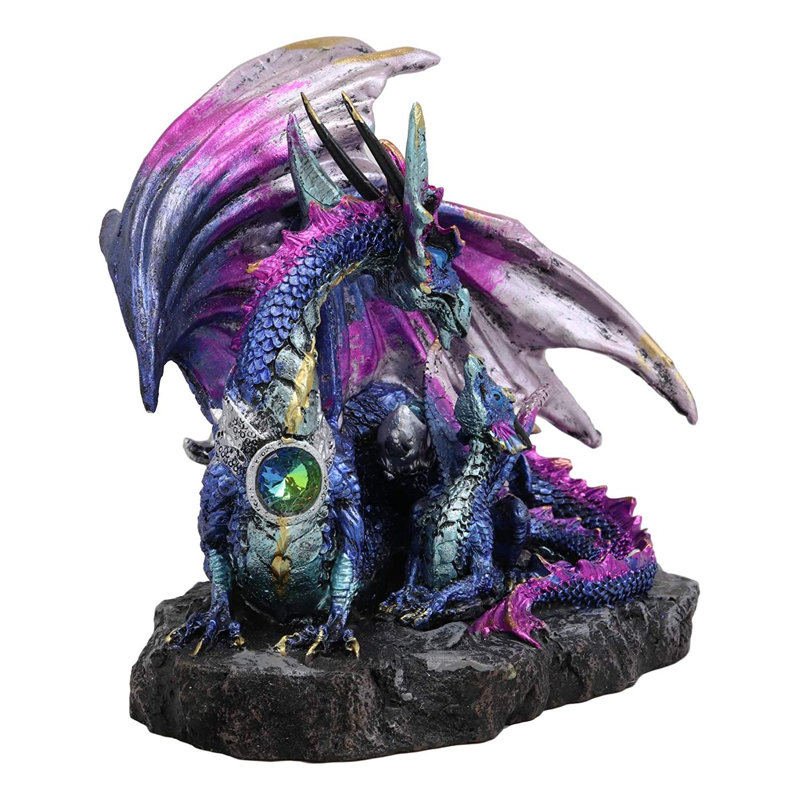 Dragon père-pierres de ciel minuit Perronette
