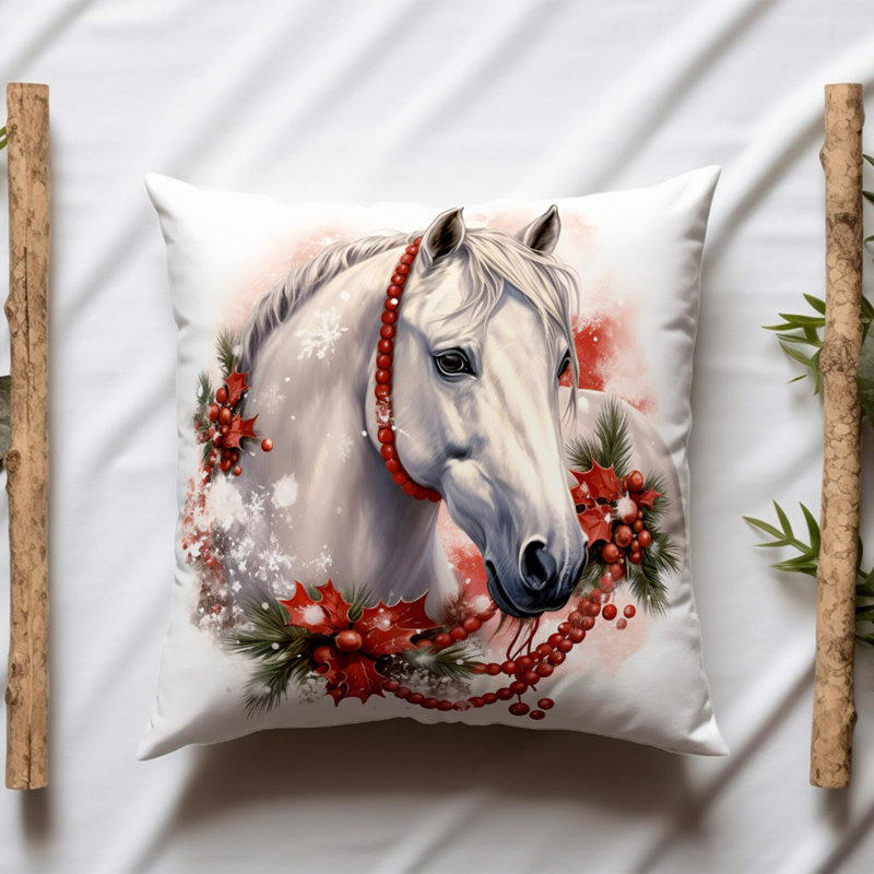 Aliceson Indoor / Outdoor Animal Print Square Euro Cushion Cover
