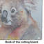 Koala Glass Cutting Board Large