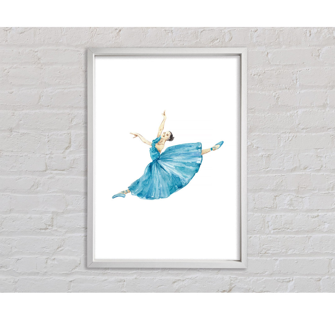 Blaue Ballerina 6 - Druck