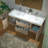 59 in. W x 19.6 in. D Wall Mounted Floating Vanity with Resin Composite Vanity Top-88075222-97881857