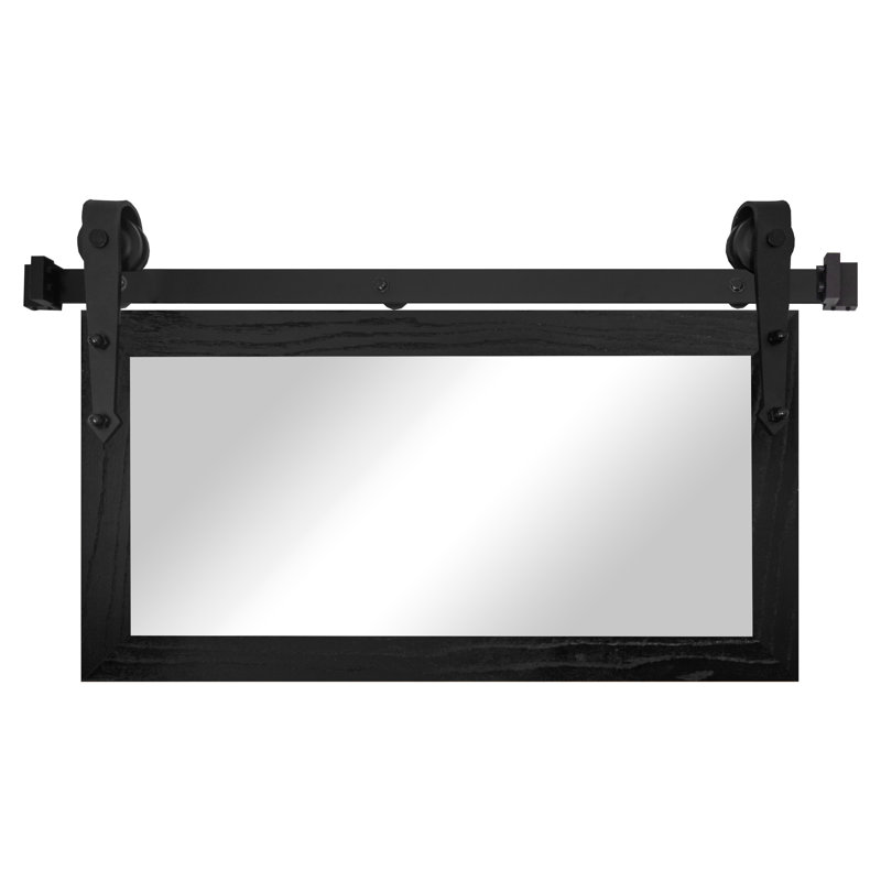 Miroir Gracie Oaks, Noir, 18 po x 33 po