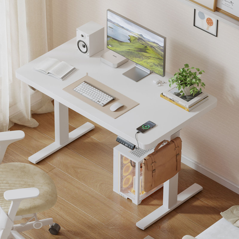 Bureau pour travailler debout 48 po, L 48 po x P 24 po, Blanc