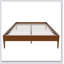Structure de lit plateforme en rayonne de bambou massif de 15 po de hauteur, avec support en lattes de bois, style moderne et minimaliste, aucun sommier tapissier requis, assemblage facile-1649525573-1649525572