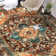 Casarina Rustic Non-slip Oriental Rug Washable Area Rug