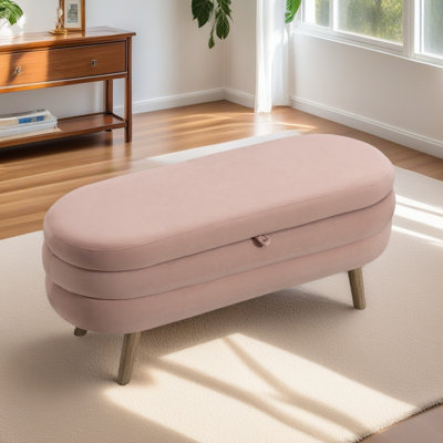 Storage Bench Bedroom Bench With Wood Legs For Living Room Bedroom Indoor