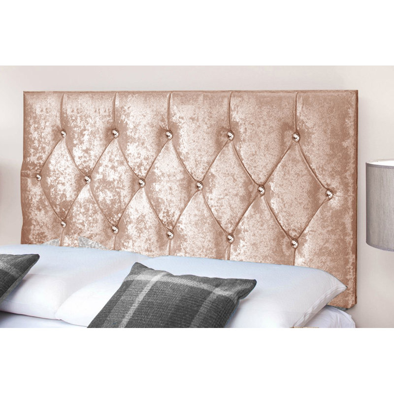 Upholstered Headboard, Champagne, Small Single