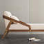 Chaise simple en bois de frêne massif