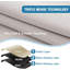 Ensemble de 2 rideaux occultant 100% pour chambre à coucher, demi-rideaux pour la cuisine, rideaux d'intimité écoénergétiques pour stores de salle de bain-1144044337-1144044345