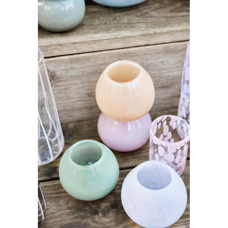 Kojo Tealight Candle Holder, Powder