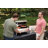 Cuisinart Chef's Style Tabletop Portable Propane Gas Grill with Dual Burners (20,000 BTUs Total), Twist-Start Ignition Stainless Steel BBQ Grill for Camping, Tailgates, BBQ