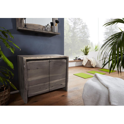 Pure Acacia Solid Wood Bathroom Cabinet