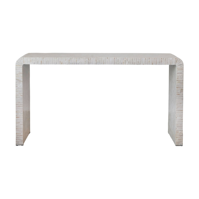 Bejou Mother Of Pearl Waterfall Console Table | Wayfair