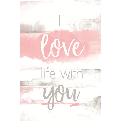 Love Life - Wrapped Canvas Print