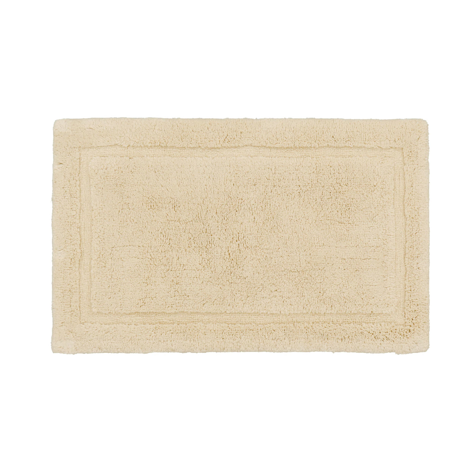 Rane Plush Cotton Bath Mat, 17"W x 24"L, Beige