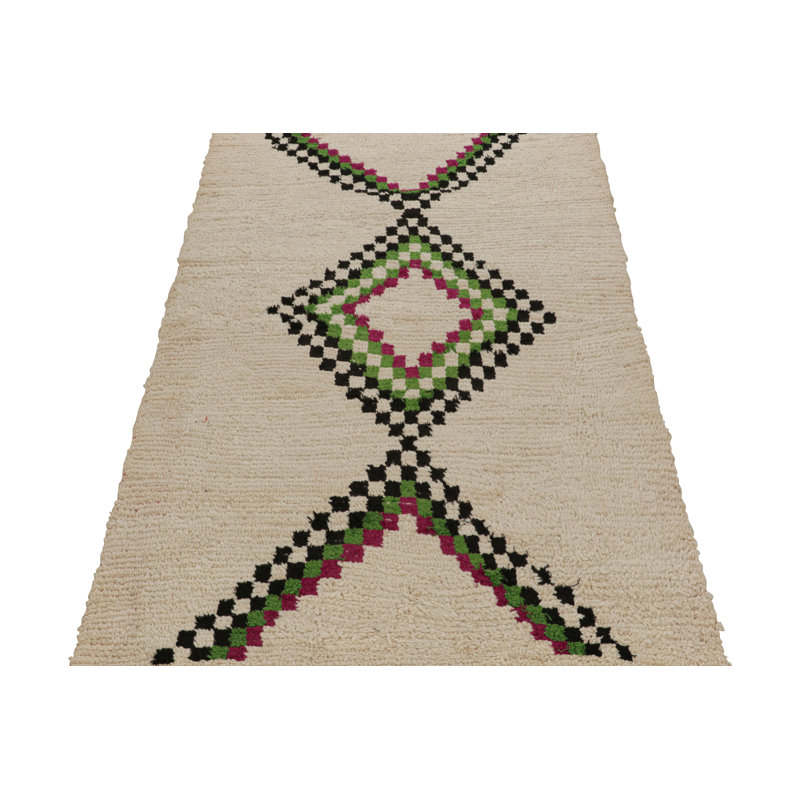 One-of-a-Kind Rectangle 3'7"x5'10" Hand Knotted Area Rug