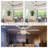 65 Inch Chrome Modern Luxury Crystal Ceiling Fan with Lights and Remote, 6 Speeds Reversible Large Ceiling Fan with Crystals-898853634