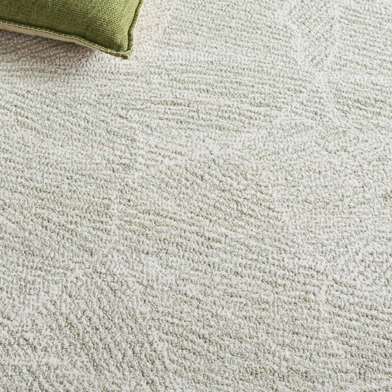 Judner Hand Tufted Wool Pile Abstract Rug, Rectangle 5' x 8'