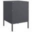 Prinsh 36cm W Steel Bedside Table-1938213845