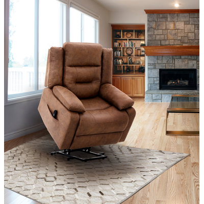 Fauteuil inclinable médical Power Lift, brun
