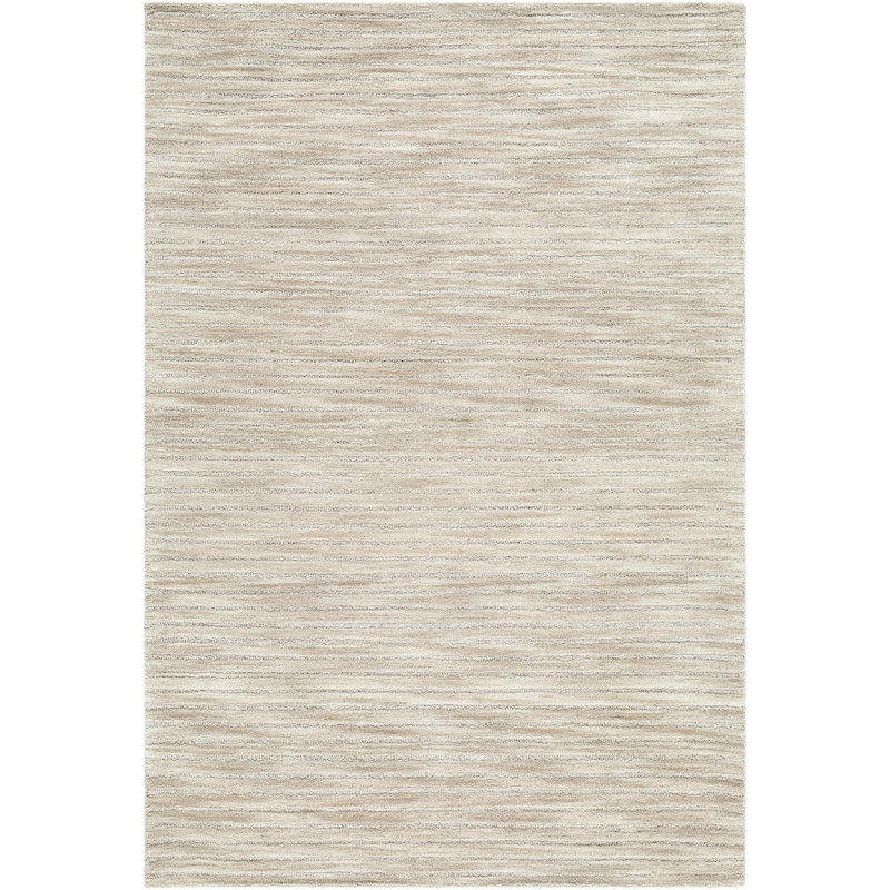 Tapis d'intérieur fait à la main Fegley, Rectangulaire 8 pi x 10 pi