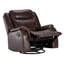Ensemble de salon inclinable en similicuir 3 pièces