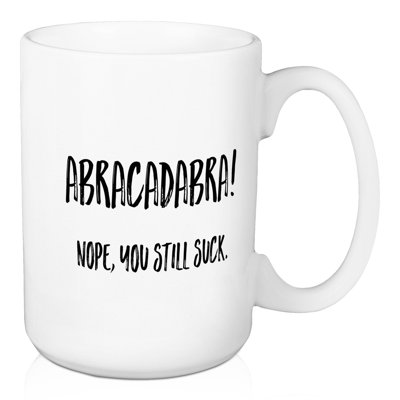 Abracadabra! grande tasse à café nope