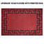Modern Geometric Printed Area Rug High-Low Pile Soft Touch and Durable-1515175929