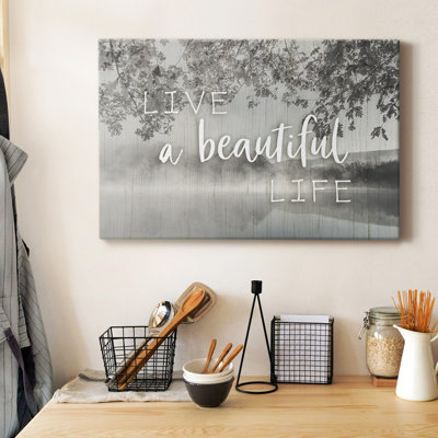 Live A Beautiful Life on Canvas