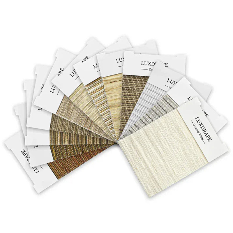 Ensembles de nuances tissées Natural Ramie & Jute (12 pièces + reliure en tissu avec doublure)