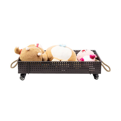 Rolling Metal Under Bed Storage Containers