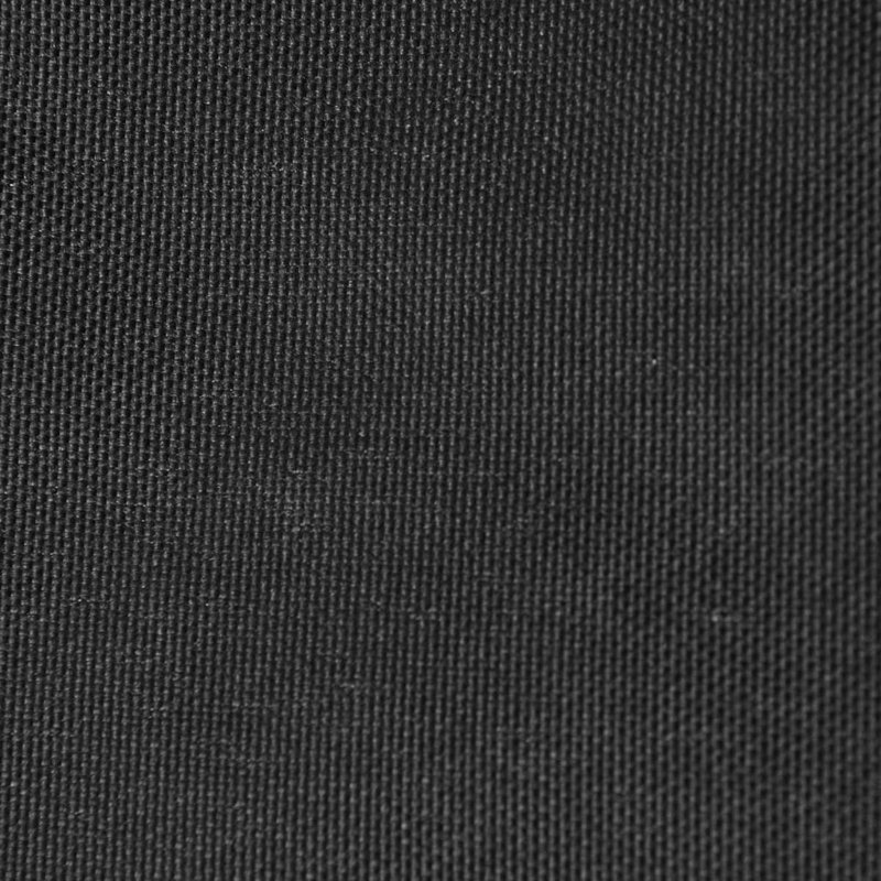 5m x 5m Triangular Shade Sail, Black
