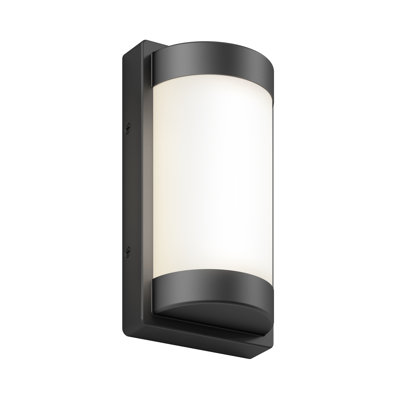 Kennith Modern LED Outdoor Wall Light 5 CCT Matte Black