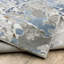 Tapis gris, bleu, ivoire, bleu marine, ivoire, beige, brun et brun tissé à la machine