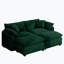 Canapé 2 places avec 2 repose-pieds-266922811